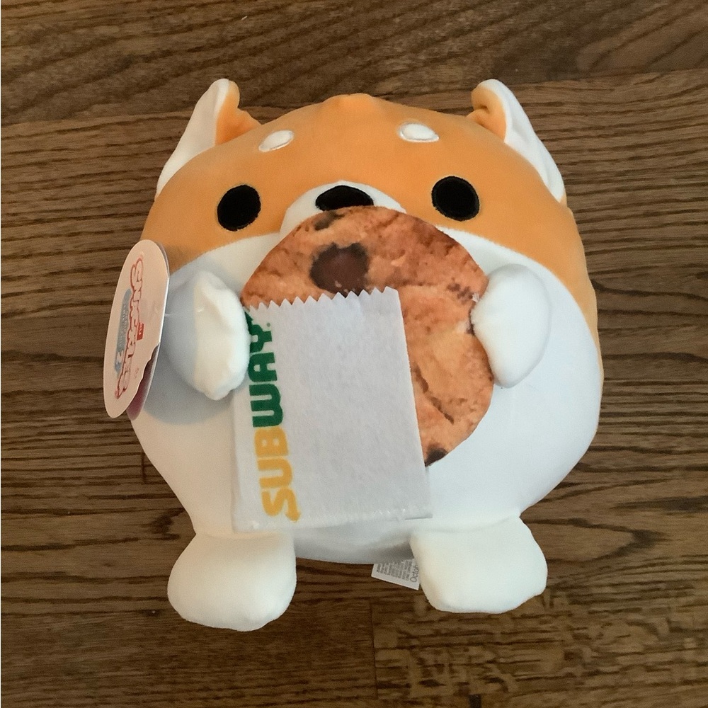 NWT Snackles Series 2 Plushie Corgi with Cookie